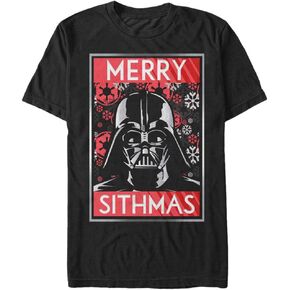 STAR WARS Men's Christmas Sithmas Darth Vader T-Shirt