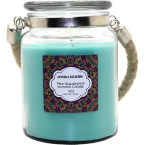 Creations Patchouli Scented Candle with Rope Handle, 18 Ounce
