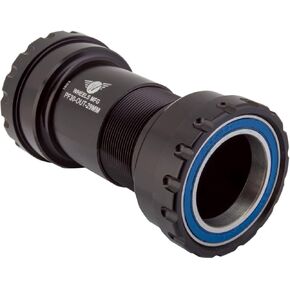 Wheels Manufacturing PressFit 30 Outboard Bottom Bracket: 29mm Bearing ID for SRAM Dub, ABEC-3 Bearings, Black Cups