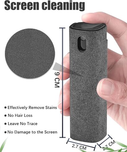 منظف ​​الشاشة، بخاخ ومسح، ملحقات السيارة للنساء، منظف شاشة السيارة لآيفون، آيباد، الكمبيوتر المحمول، الكمبيوتر اللوحي، ماك بوك، نظارات الهاتف الخلوي (وردي) in Kuwait