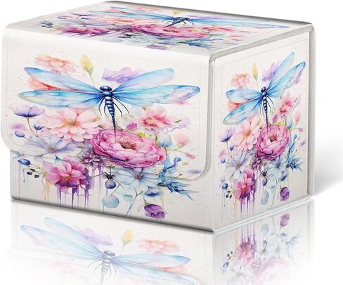 Card Deck Box for MTG Cards Fits 100+ Single Sleeved Cards,Strong Magnetic Game Card Storage Box for MTG/TCG/CCG and other Trading Cards-Golden Green Marble in Saudi Arabia