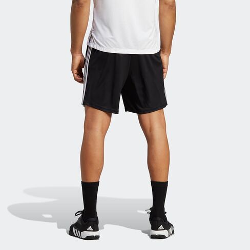 شورت التدريب Essentials Pique 3-Stripes من أديداس للرجال in Saudi Arabia