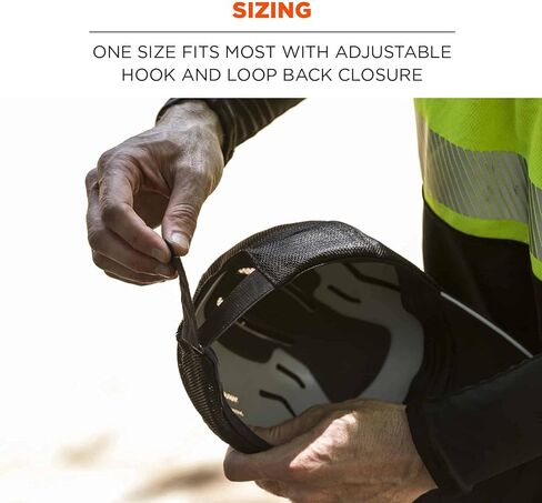Ergodyne Skullerz 8946 Standard Baseball Cap with Bump Cap Insert, Black in Kuwait