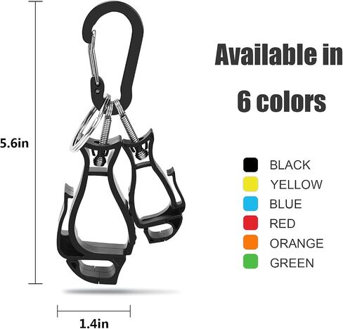 6 Pieces glove clips for work Glove Holder Clip，Construction Worker for Glasses Helmets Glove Grabber Clip in Saudi Arabia