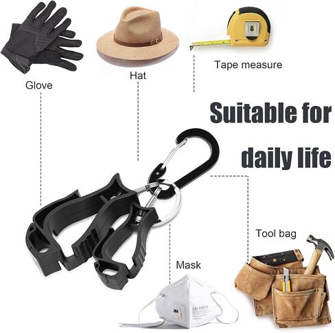 6 Pieces glove clips for work Glove Holder Clip，Construction Worker for Glasses Helmets Glove Grabber Clip in Saudi Arabia