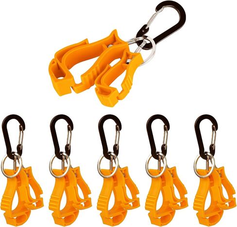 6 Pieces glove clips for work Glove Holder Clip，Construction Worker for Glasses Helmets Glove Grabber Clip in Saudi Arabia