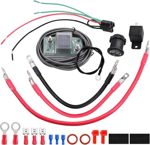 3rd Generation 250A Intelligent Kill Switch, Remote Battery Disconnect Switch DC 12V 24V, Heavy Duty Automatic Cut/Shut Off Switch for Car RV Truck Prevent Battery Drain(1000A Starting Current) in Saudi Arabia