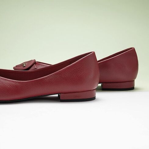 C.Paravano Flat Shoes Women | Ballet for Women Shoes | Pointed Toe Flats | Leather Flats for Women | Comfortable Slip on Women's Flats | Work Flats for Women(Size 8.5,White) in Saudi Arabia