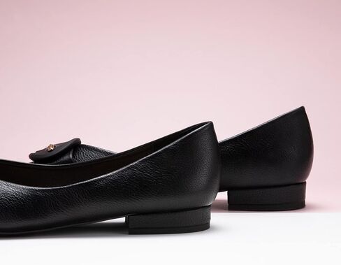 C.Paravano Flat Shoes Women | Ballet for Women Shoes | Pointed Toe Flats | Leather Flats for Women | Comfortable Slip on Women's Flats | Work Flats for Women(Size 8.5,White) in Saudi Arabia