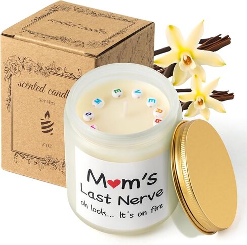 WATINC جرة شمعة هدايا للسيدة رئيسة، شمعة معطرة الفانيليا لرئيسة العمل الجديدة، 50H حرق 8oz شمع الصويا الطبيعي تخفيف التوتر عيد الميلاد رئيسه يوم تعزيز هدية تقدير لزعيم المرأة in Saudi Arabia