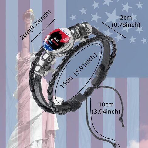 Trump 2024 Bracelet Donald Trump Memorabilia Wristband Save America in Saudi Arabia