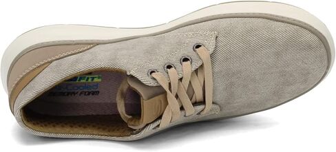 حذاء أكسفورد قماش مورينو للرجال من Skechers، رمادي (رمادي 037)، 11 متوسط ​​أمريكي in Saudi Arabia
