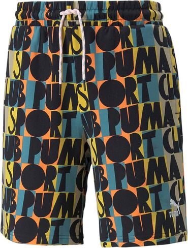 شورت PUMA Hill Camp مطبوع بالكامل مقاس 8 بوصات أسود Puma MD 8 in Saudi Arabia