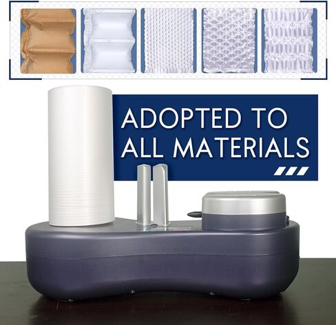 آلة وسادة الهواء، آلة تعبئة وتغليف وسادة الهواء، سرعة 13 قدم / دقيقة بدون عمل تسخين مسبق، ختم جميع أنواع الأفلام، 1 فيلم اختبار مجاني in Kuwait