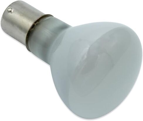 لمبة 13V RV Light 1383 بالدقة الفنية - 20W Frosted R12 BA15S لمبة أحادية الاتصال بقاعدة حربة للسيارات والمصاعد والقراءة - عمر افتراضي يصل إلى 300 ساعة - 10 عبوات in Saudi Arabia