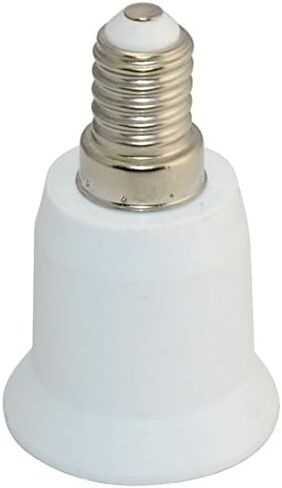 E14 to E27 Base LED CFL Light Bulb Lamp Adapter Converter Screw Cap Socket New in Saudi Arabia