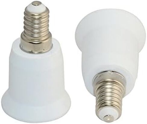 E14 to E27 Base LED CFL Light Bulb Lamp Adapter Converter Screw Cap Socket New in Saudi Arabia
