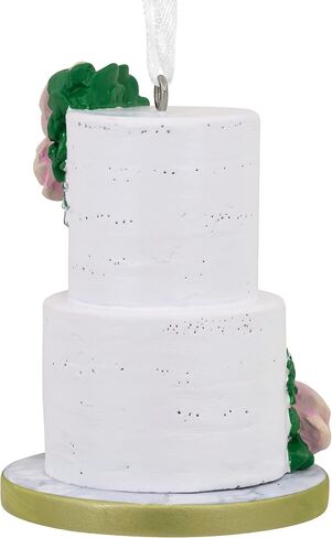 Hallmark Wedding Cake 2024 Christmas Ornament, Premium Porcelain in Saudi Arabia