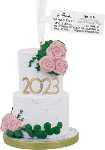 Hallmark Wedding Cake 2024 Christmas Ornament, Premium Porcelain in Saudi Arabia