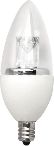 TCP LED Torpedo 40W يعادل (5W)، أبيض ناعم (2700K)، قابل للتعتيم، معتمد من ENERGY STAR، لمبة إضاءة قاعدة الشمعدانات (3 عبوات) in Saudi Arabia