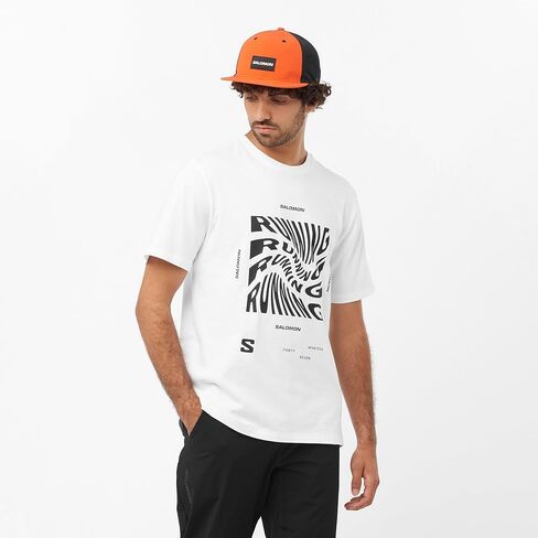 تيشيرت Salomon الرجالي Standard RUNNING GRAPHIC SS مقاس M-WHITE XL in Saudi Arabia