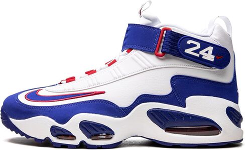 حذاء Nike Air Griffey Max 1 DX3723-100 للرجال، باللون الأبيض/الجيم الأحمر القديم الملكي، 8.5 in Saudi Arabia