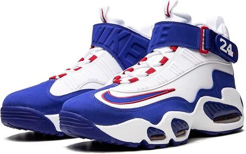 حذاء Nike Air Griffey Max 1 DX3723-100 للرجال، باللون الأبيض/الجيم الأحمر القديم الملكي، 8.5 in Saudi Arabia