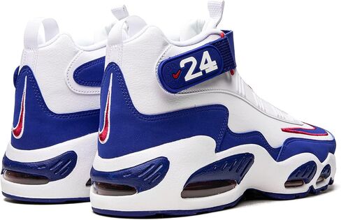 حذاء Nike Air Griffey Max 1 DX3723-100 للرجال، باللون الأبيض/الجيم الأحمر القديم الملكي، 8.5 in Saudi Arabia