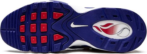 حذاء Nike Air Griffey Max 1 DX3723-100 للرجال، باللون الأبيض/الجيم الأحمر القديم الملكي، 8.5 in Saudi Arabia
