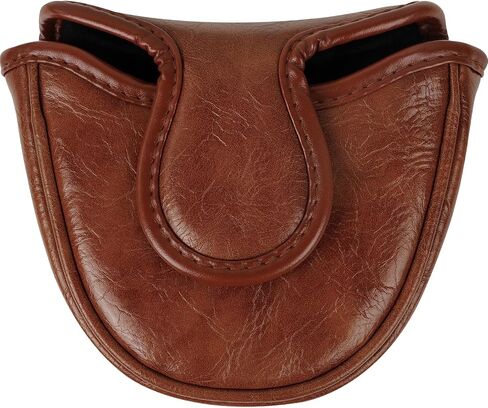Craftsman Golf Premium Leather Brown Blade Putter Cover Headcover Magnetic Closure for Scotty Cameron Taylormade Odyssey in Saudi Arabia