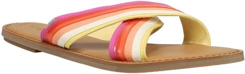 TOMS Womens Viv Fringe Flat Athletic Sandals Casual - Blue - Size 9 B in Saudi Arabia