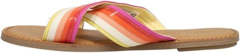 TOMS Womens Viv Fringe Flat Athletic Sandals Casual - Blue - Size 9 B in Saudi Arabia