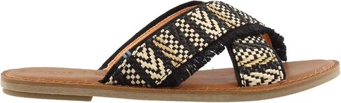 TOMS Womens Viv Fringe Flat Athletic Sandals Casual - Blue - Size 9 B in Saudi Arabia
