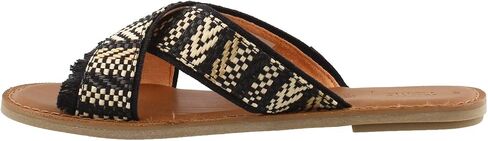 TOMS Womens Viv Fringe Flat Athletic Sandals Casual - Blue - Size 9 B in Saudi Arabia