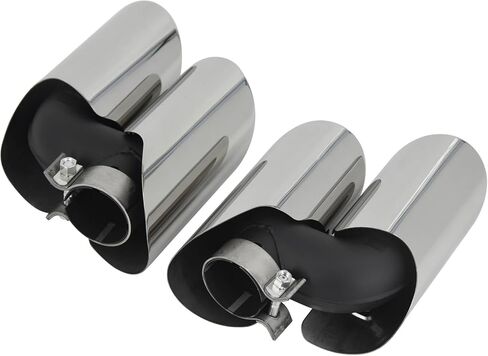 TOPAZ Outer Throat Tail Pipe Exhaust Muffler Tip Fit for 2015-2021 Porsche Cayman 718 in Saudi Arabia