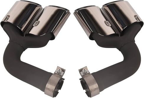 TOPAZ Outer Throat Tail Pipe Exhaust Muffler Tip Fit for 2015-2021 Porsche Cayman 718 in Saudi Arabia