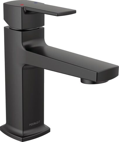 Peerless Ezra Single Hole Bathroom Faucet, Brushed Nickel Bathroom Sink Faucet, Single Handle Bathroom Faucet, Bath Faucet, Push Pop-Up Drain Assembly, Brushed Nickel P1571LF-BN in Saudi Arabia