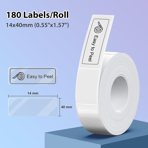 P21 Label Maker Tape 12x40mm (0.47"x1.57"), Adapted NELKO P21 Label Print Paper Standard Laminated 180 Labels/Roll, Label Tape Replacement for Office/Home/School, Yellow/Blue/Pink in Saudi Arabia