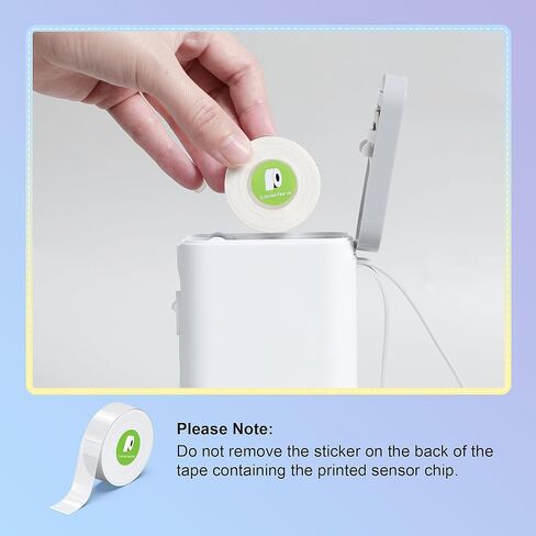 P21 Label Maker Tape 12x40mm (0.47"x1.57"), Adapted NELKO P21 Label Print Paper Standard Laminated 180 Labels/Roll, Label Tape Replacement for Office/Home/School, Yellow/Blue/Pink in Saudi Arabia