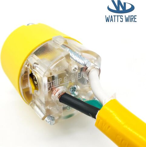 Extension Cord End - Male - 15 Amp 125 Volt NEMA 5-15P Heavy Duty Replacement Plug , UL Listed in Kuwait