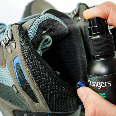 Grangers Mens Odour Eliminator Deodoriser Spray Shoe Care Natural in Saudi Arabia
