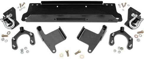 Rough Country Winch Mounting Plate w/D-Rings for 07-18 Jeep Wrangler JK - 1173 in Saudi Arabia