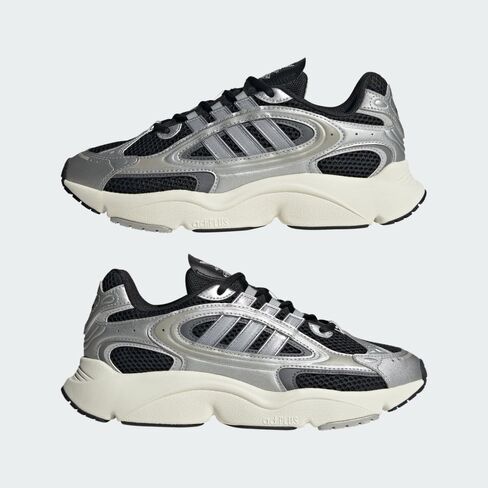 حذاء الجري adidas Ozmillen للرجال (أسود/رمادي)، 9.5 in Saudi Arabia