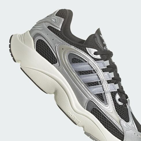 حذاء الجري adidas Ozmillen للرجال (أسود/رمادي)، 9.5 in Saudi Arabia