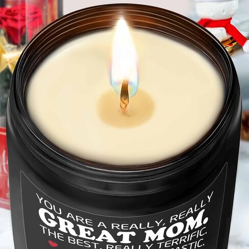 Mom Gifts - Christmas Day Candles for Mom - You are A Really Really Great Mom - You are The Best Mom - Gifts for Mom Mommy Mama from Daughter Son Husband - Christmas Mother's Day Birthday Gifts in Saudi Arabia