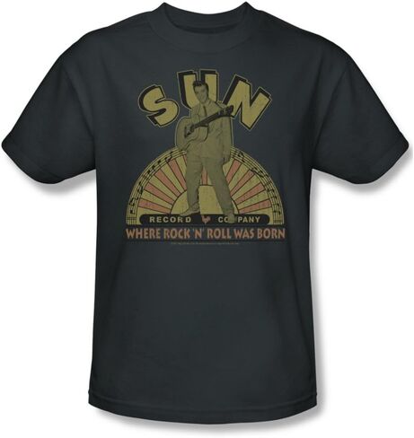 Trevco Men's Standard Sun Records Short Sleeve T-Shirt in Kuwait