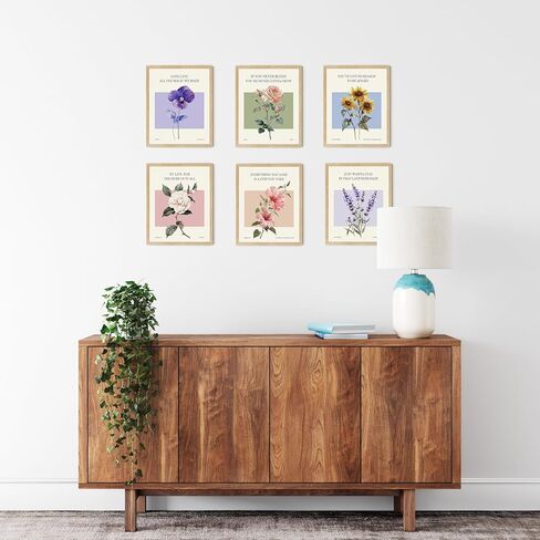 ملصقات مستوحاة من موسيقى TwoDays Taylor، فن جداري على شكل زهرة عتيقة مذهلة لهدايا المعجبين، كلمات أغنية زهرية نابضة بالحياة لتزيين غرفة النوم. (8 × 10 بوصة، مجموعة من 6 قطع، بدون إطار) in Kuwait