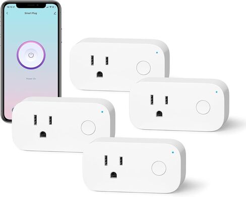 BN-LINK Bluetooth Smart Plug, Smart Outlet Work with Bluetooth Directly, Remote Control by App, No Hub Required, 4 Pack in Saudi Arabia