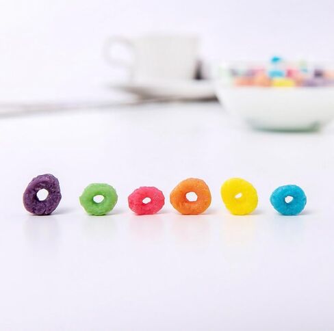 Fruit Loops Cereal Scented Candle, Realistic Look, 3 Wicks in Saudi Arabia