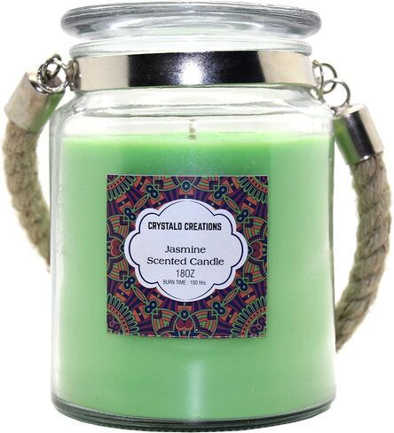 Creations Patchouli Scented Candle with Rope Handle, 18 Ounce in Saudi Arabia